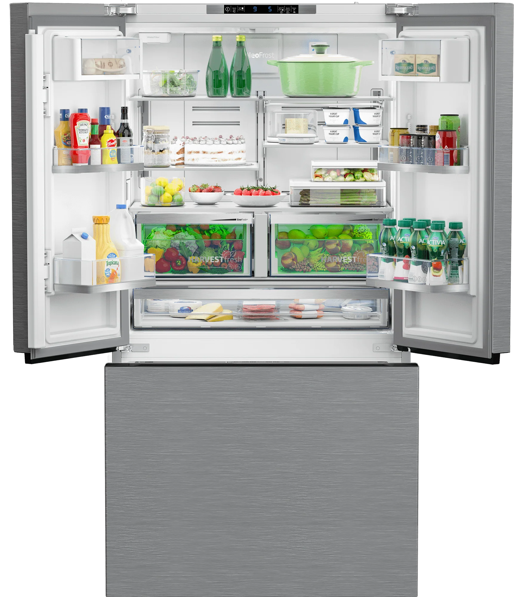 Beko BFFD3614ZSS 36" French Door Refrigerator with Harvestfresh - Image 3