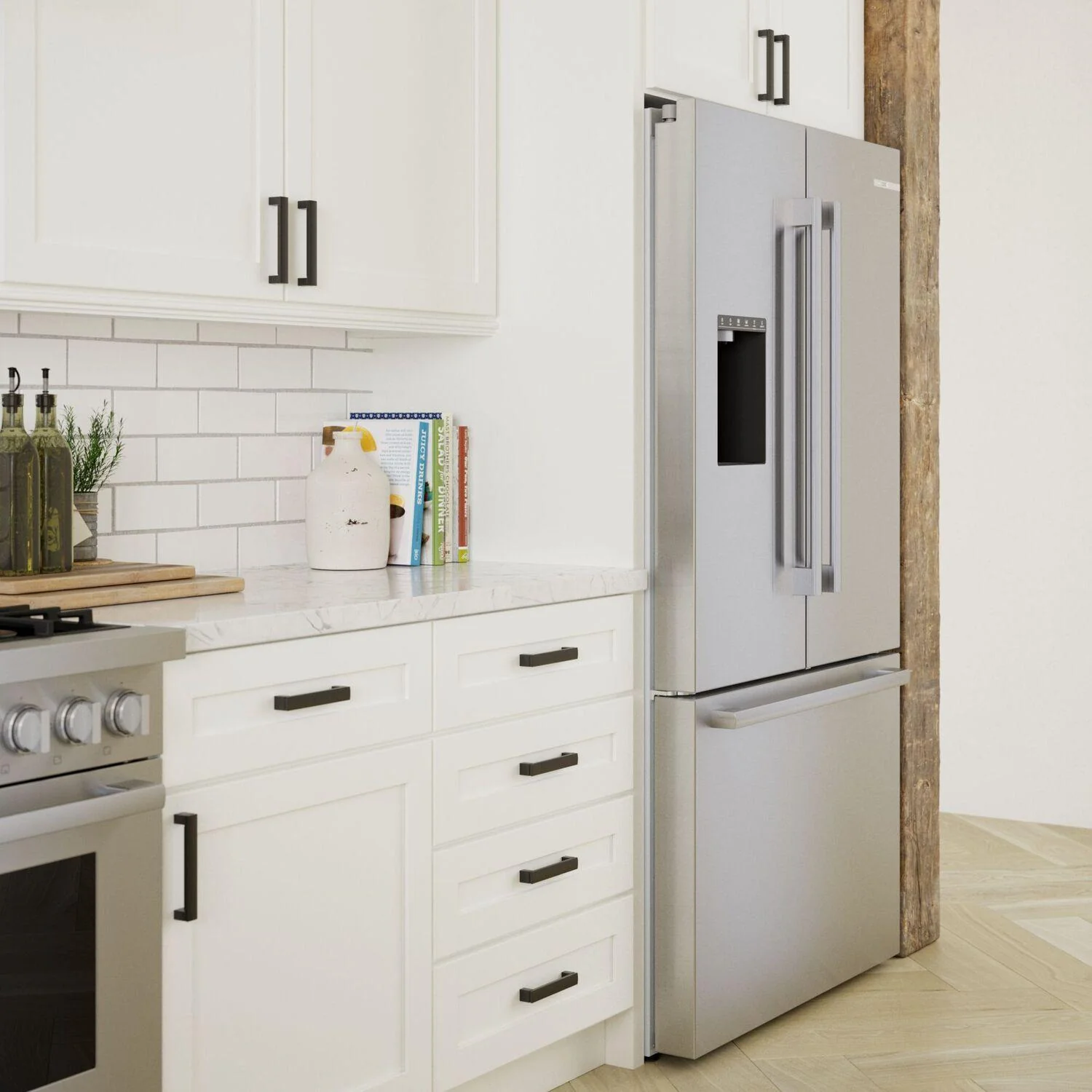 Bosch B36CD50SNS 500 Series French Door Bottom Mount Refrigerator 36" Stainless steel (with anti-fingerprint), Total No Frost - Image 22