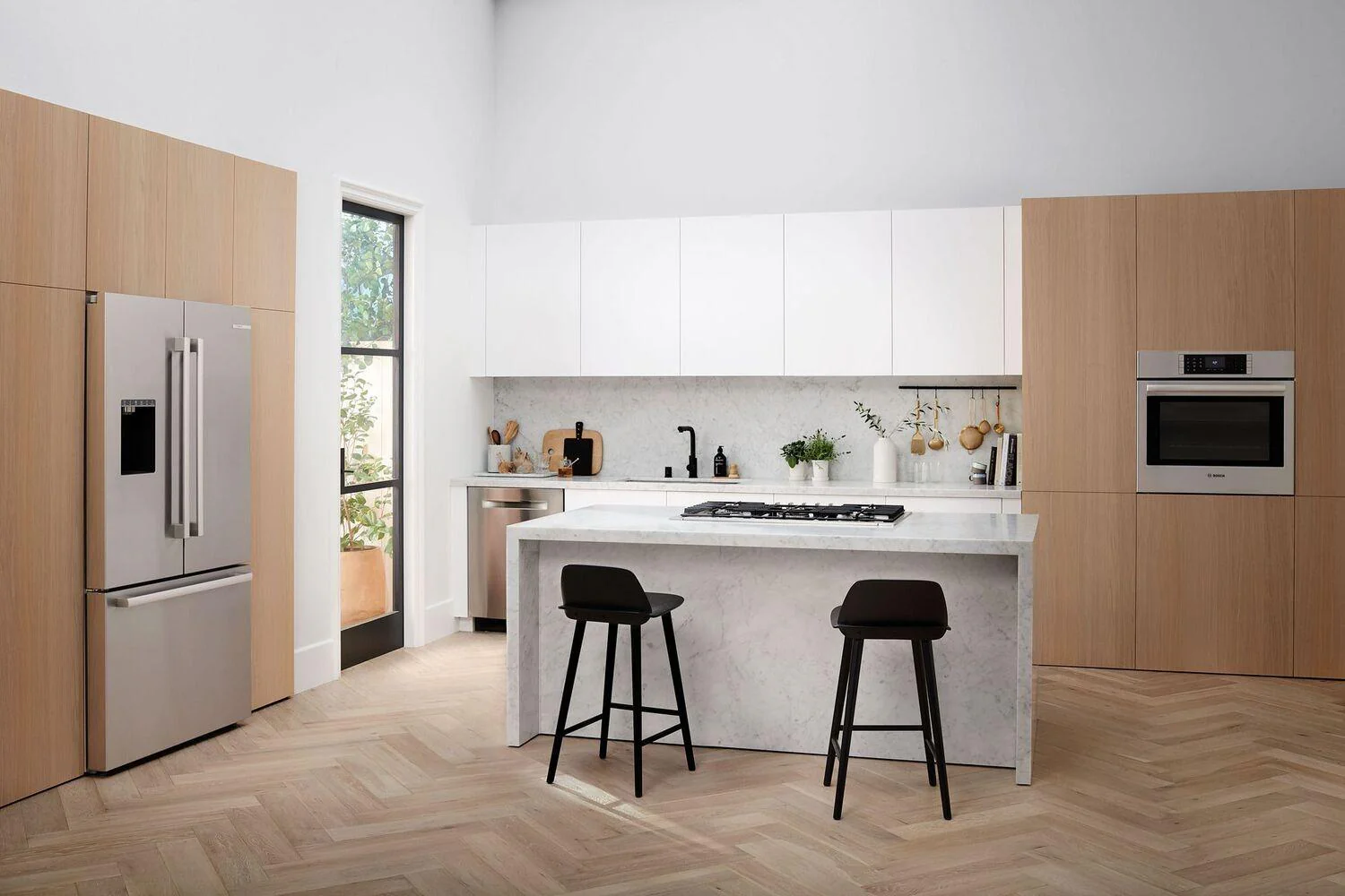 Bosch B36CD50SNS 500 Series French Door Bottom Mount Refrigerator 36" Stainless steel (with anti-fingerprint), Total No Frost - Image 26