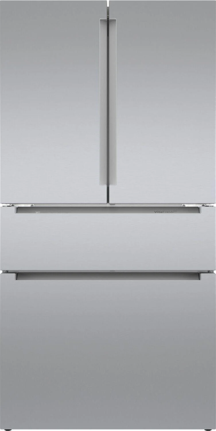 Bosch B36CL80ENS 800 Series, French Door Bottom freezer, multi door, 36'', Brushed steel (with anti-fingerprint)