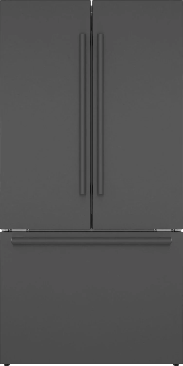 Bosch B36CT80SNB 800 Series, French Door Bottom freezer, multi door, 36'', Black inox-antifingerprint