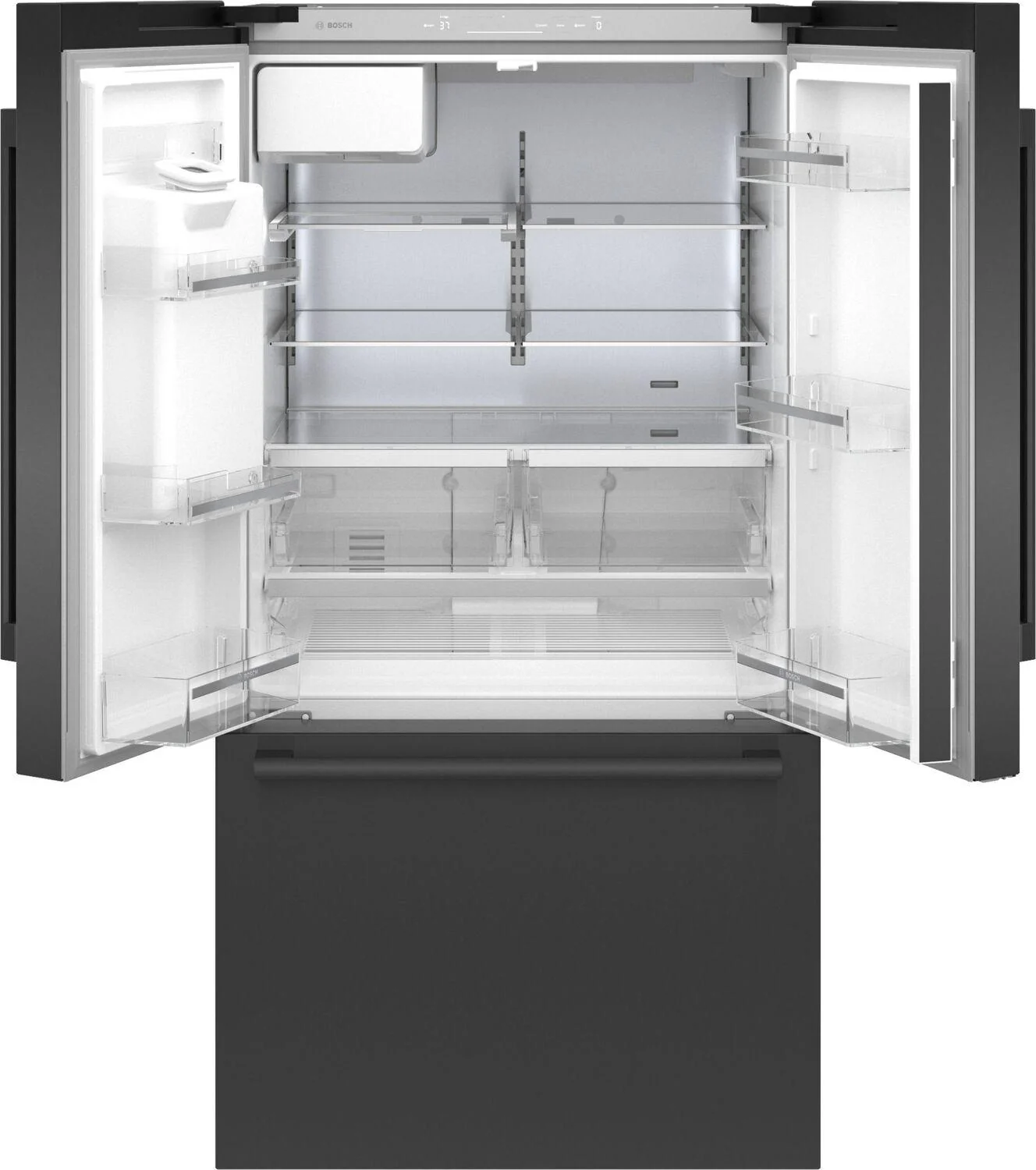 Bosch B36FD50SNB 500 Series French Door Bottom Mount Refrigerator 36" Black Stainless Steel, Total No Frost - Image 4