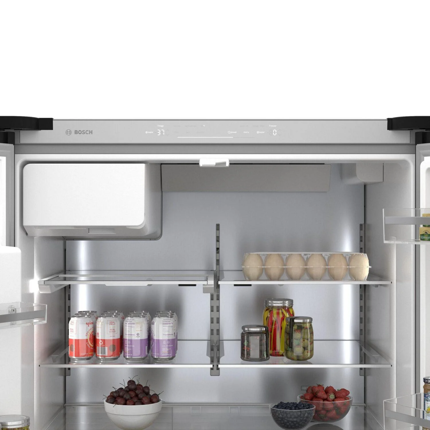 Bosch B36FD50SNB 500 Series French Door Bottom Mount Refrigerator 36" Black Stainless Steel, Total No Frost - Image 6
