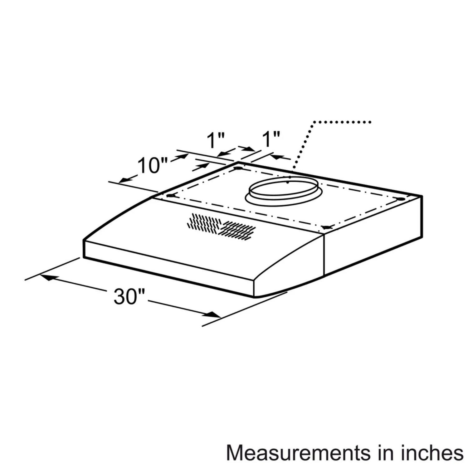 Bosch DUH30252UC 500 Series, 30" Under-cabinet Hood, 400 CFM, Halogen lights, Stnls - Image 11