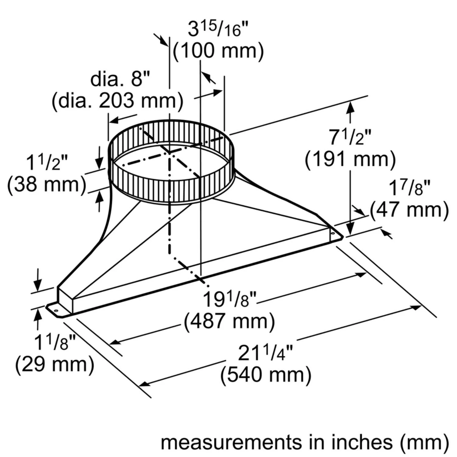 Bosch HDDSTRAN8 installation accessory - Image 2
