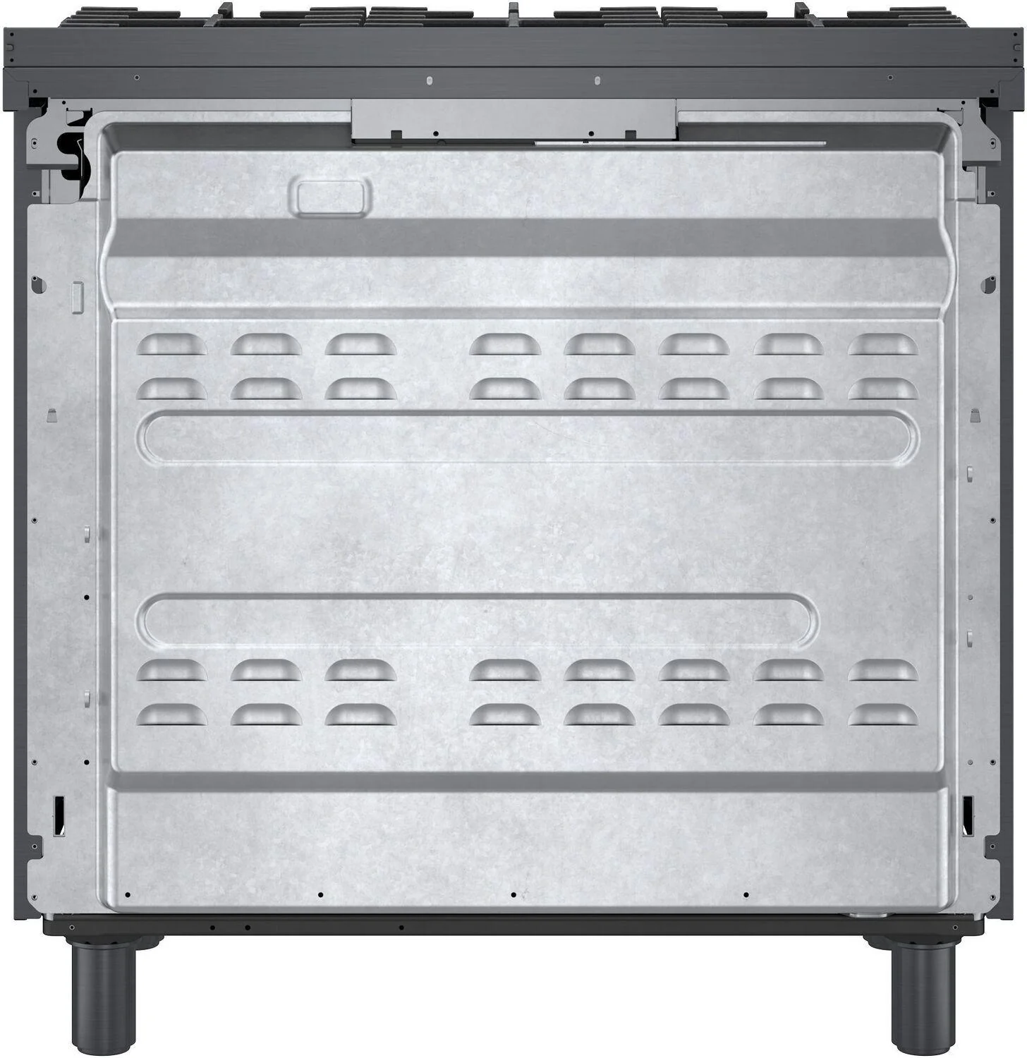 Bosch HDS8645U 800 Series, Dual fuel freestanding range, 36'', Black stainless steel - Image 6