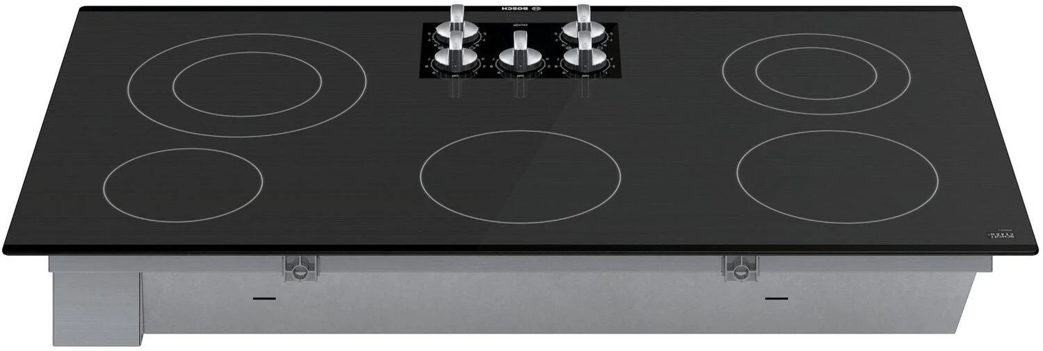 Bosch NEM5666UC 500 Series, 36" KNOB CNT, 5 ELEMENT, ELEC. C-TOP BLACK - Image 9