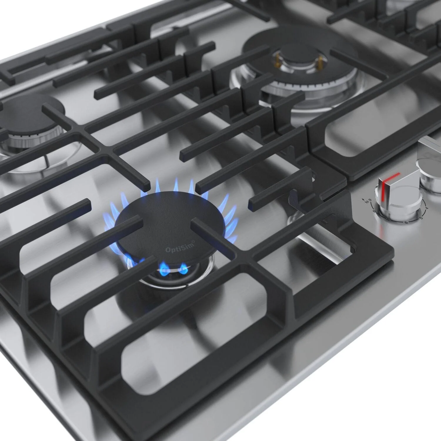 Bosch 800 Series Gas Cooktop 36" Stainless steel NGM8658UC - Image 4