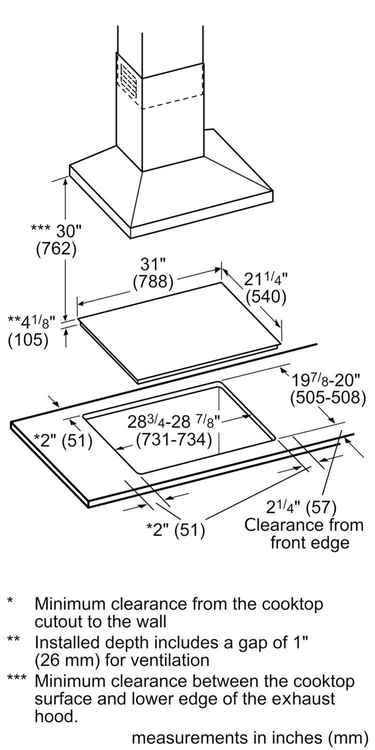 Bosch NIT5060UC 500 Series, Induction hob, 30'', surface mount without frame - Image 10
