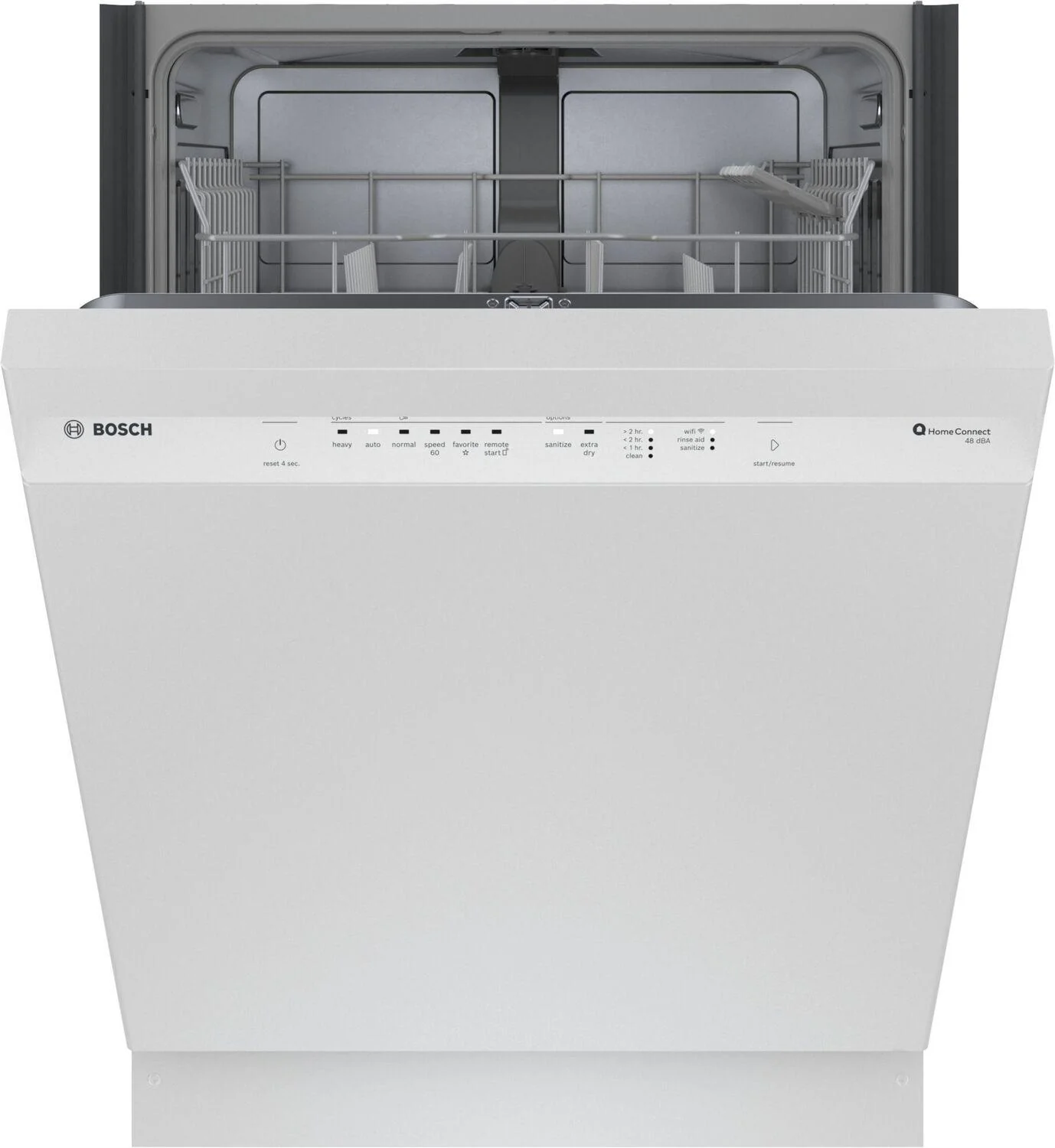 Bosch SHE4AEM2N 100 Plus Dishwasher 24" White - Image 4
