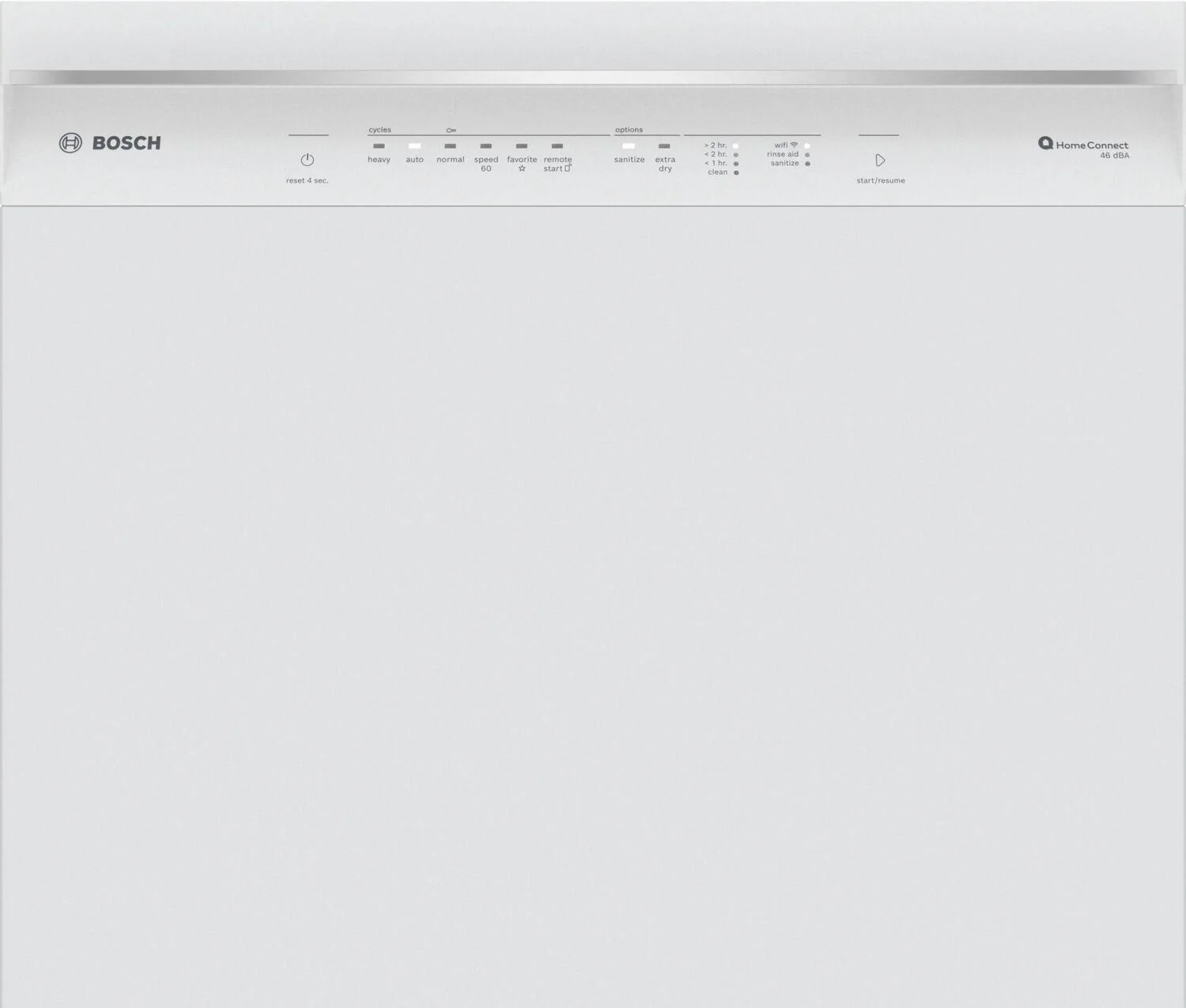 Bosch SHE53C82N 300 Series, built-under dishwasher, 24'', White - Image 3
