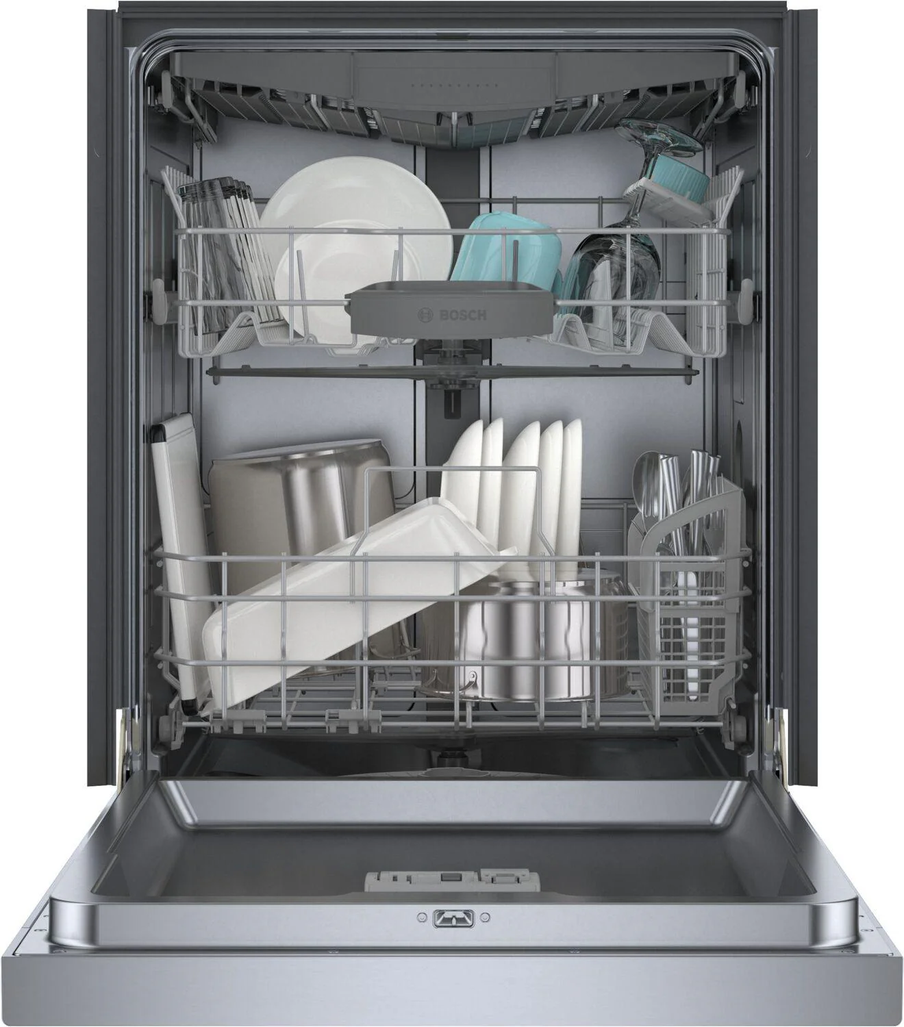 Bosch SHE53C85N 300 Series, built-under dishwasher, 24'', Brushed steel anti-fingerprint - Image 5