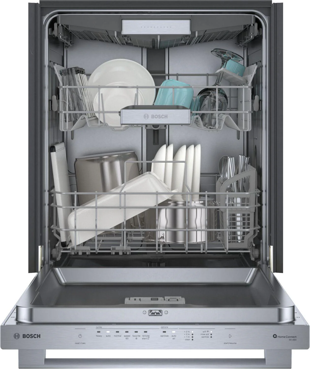 Bosch SHX65CM5N 500 Series, built-under dishwasher, 24'', Brushed steel anti-fingerprint - Image 5