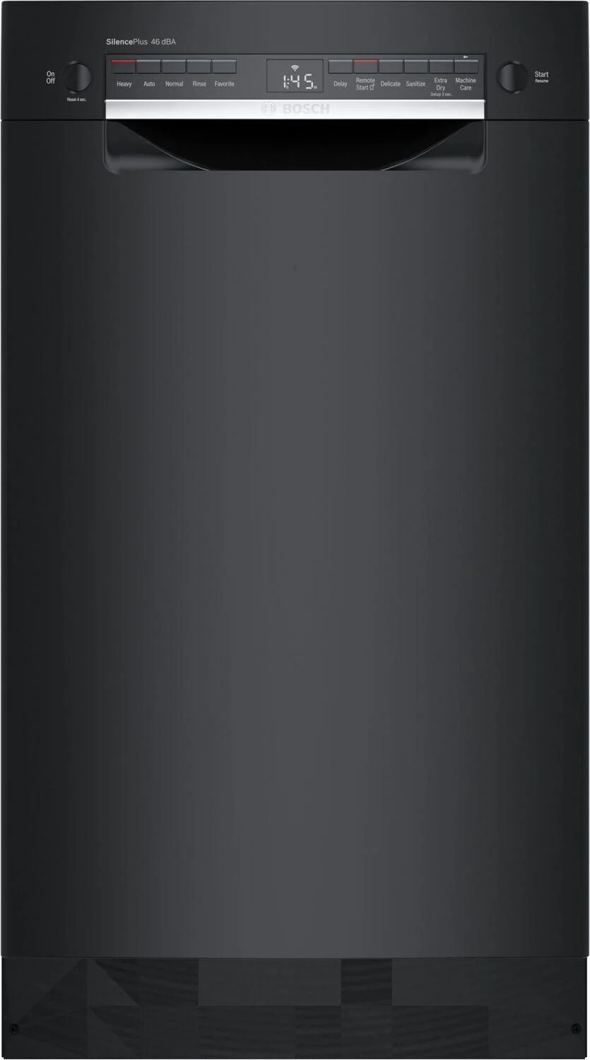 Bosch 300 Series Dishwasher 17 3/4" Black SPE53B56UC