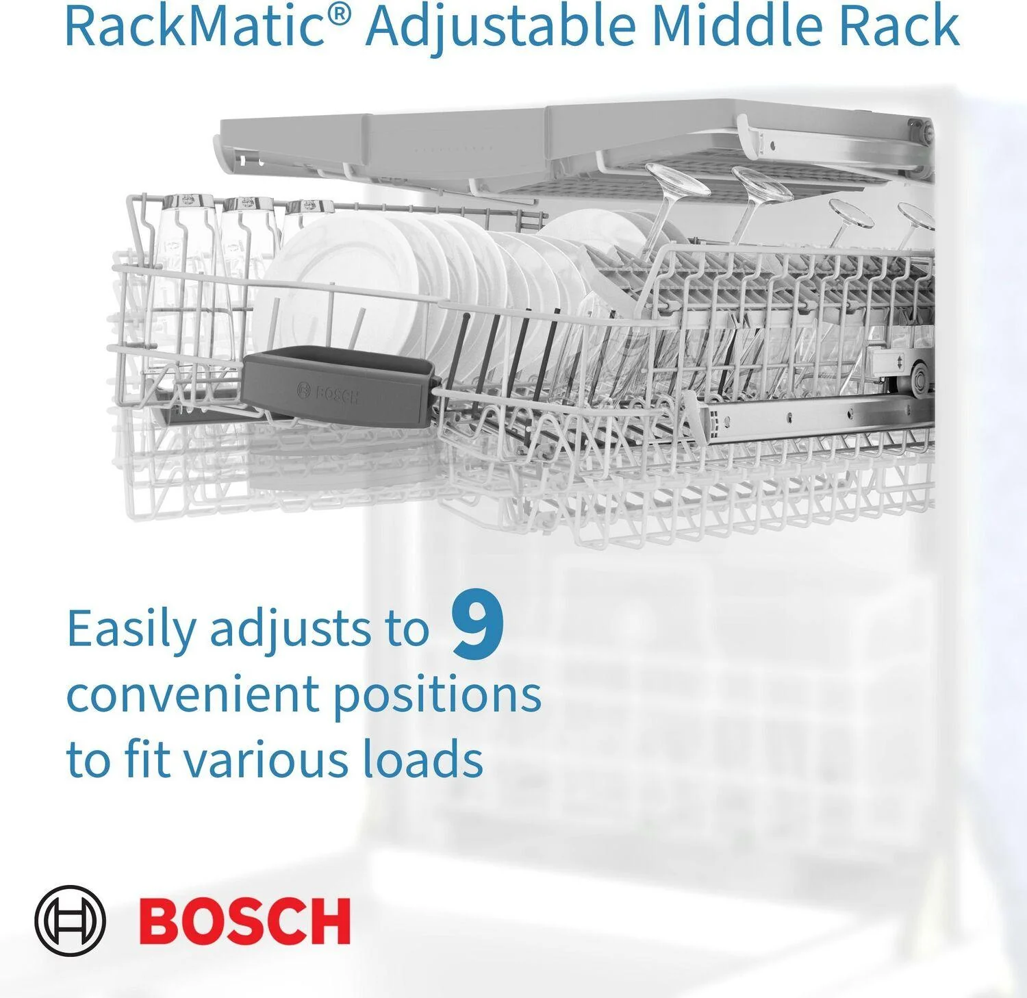 Bosch 300 Series Dishwasher 17 3/4" Black SPE53B56UC - Image 18