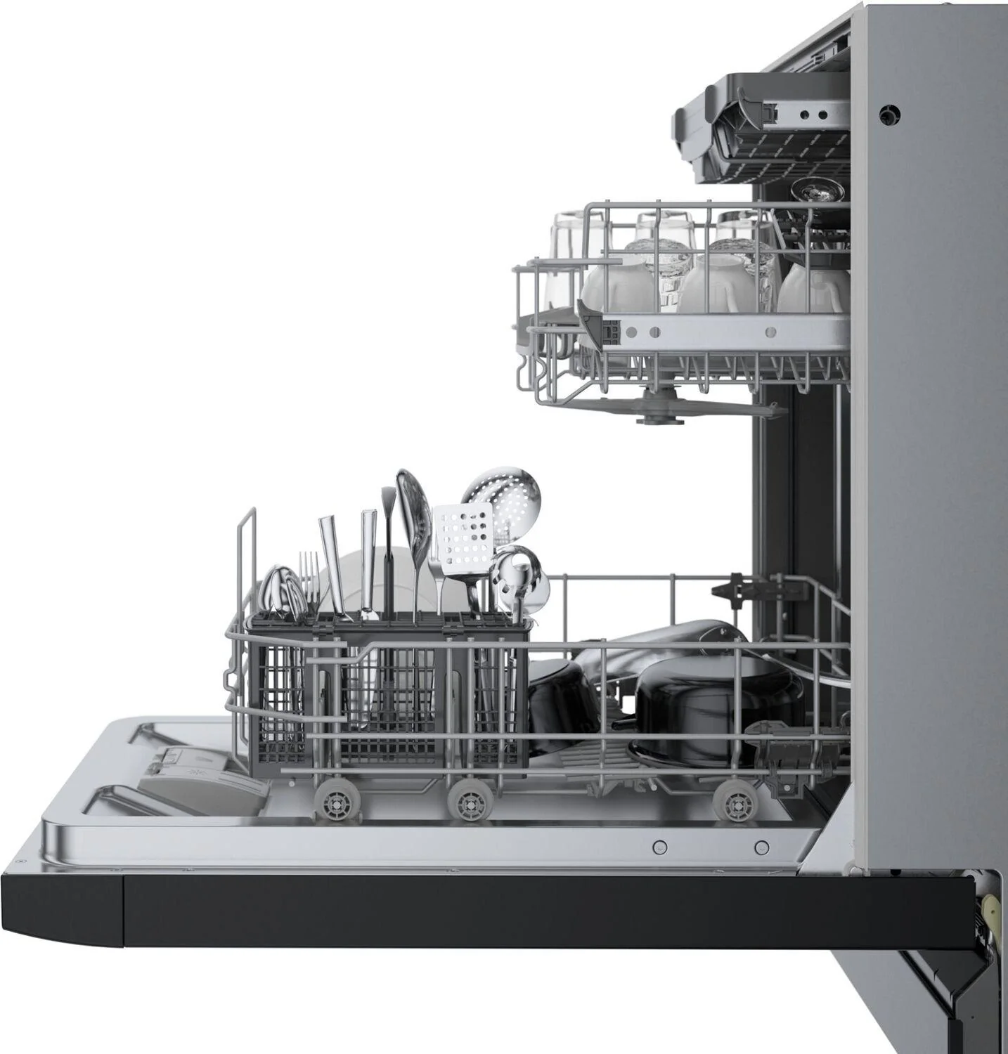 Bosch 300 Series Dishwasher 17 3/4" Black SPE53B56UC - Image 6