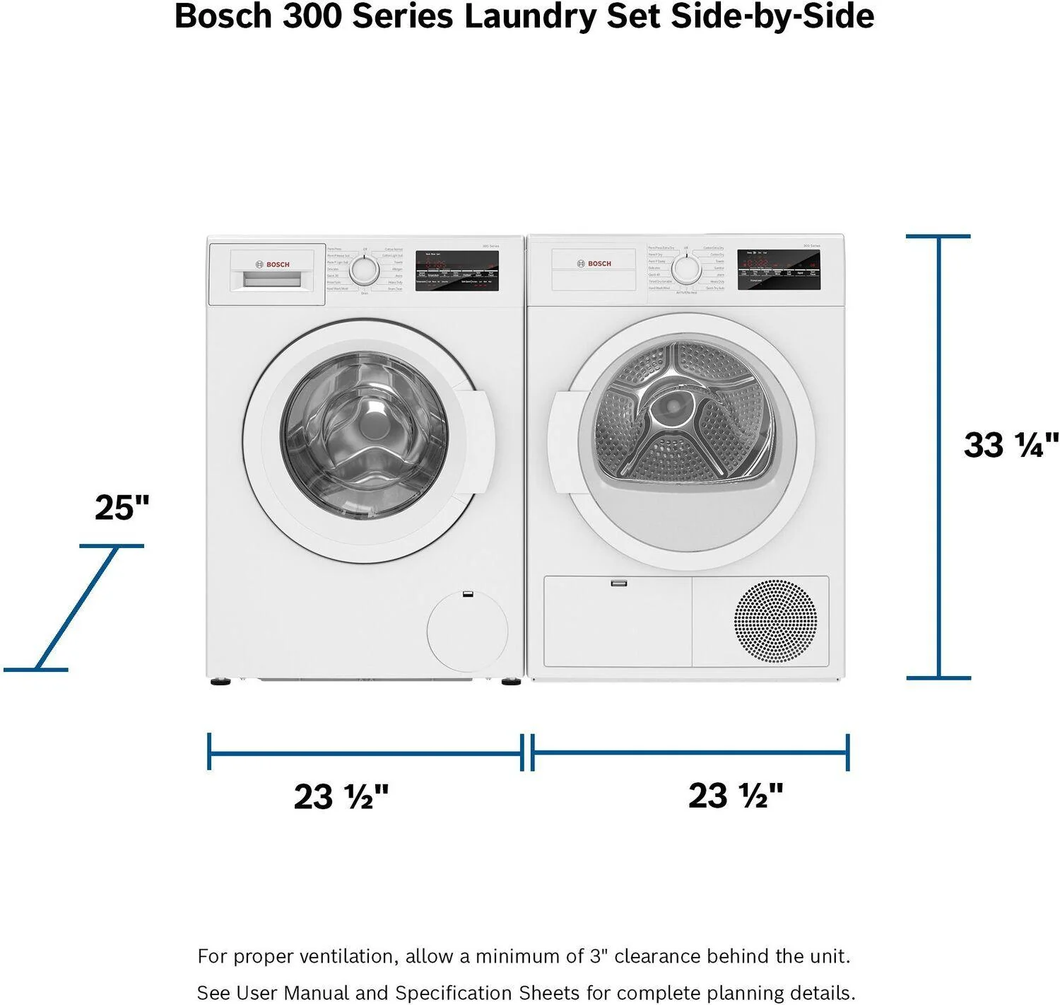 300 Series Washer - 208/240V, Cap. 2.2 cu.ft., 15 Cyc.,1,400 RPM, 54 dBA White/Door, ENERGY STAR - Image 14