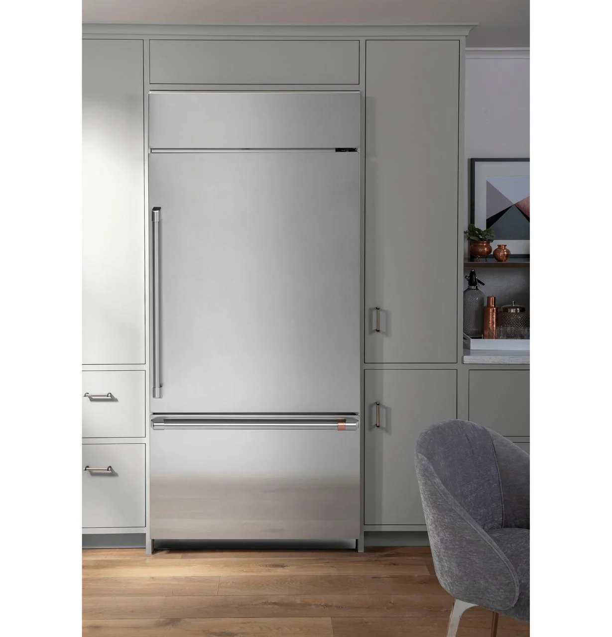 Cafe CDB36RP2PS1 Caf(eback)™ 21.3 Cu. Ft. Built-In Bottom-Freezer Refrigerator - Image 9