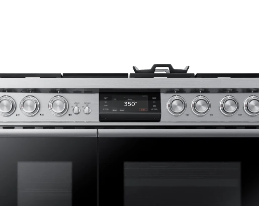 Dacor DOP48C96DLS 48" Pro Dual-Fuel Steam Range, Silver Stainless Steel, Natural Gas & Liquid Propane - Image 5