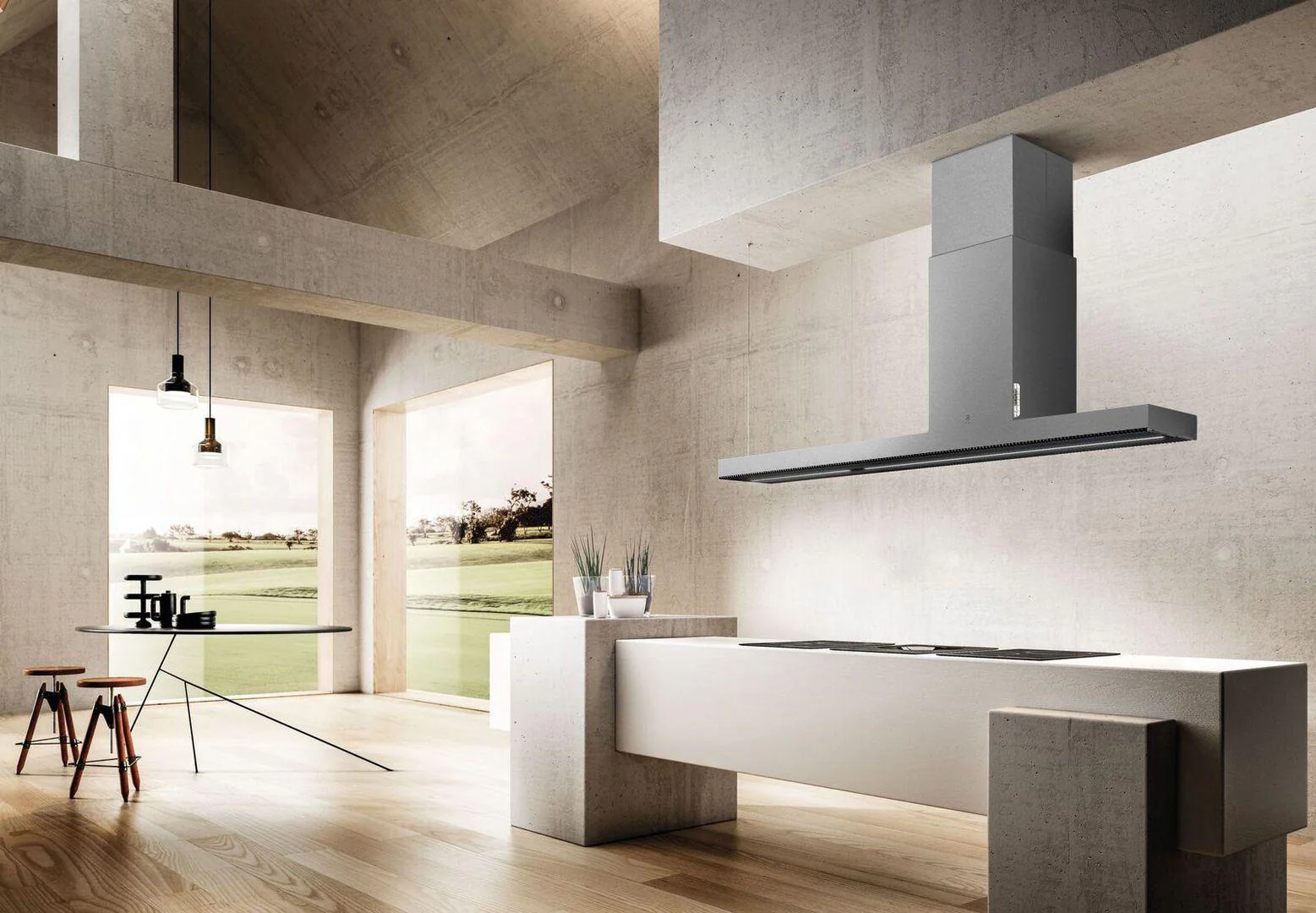 Elica EHI648SS HAIKU IS Island Range Hood 48" wide - 600CFM - Image 5