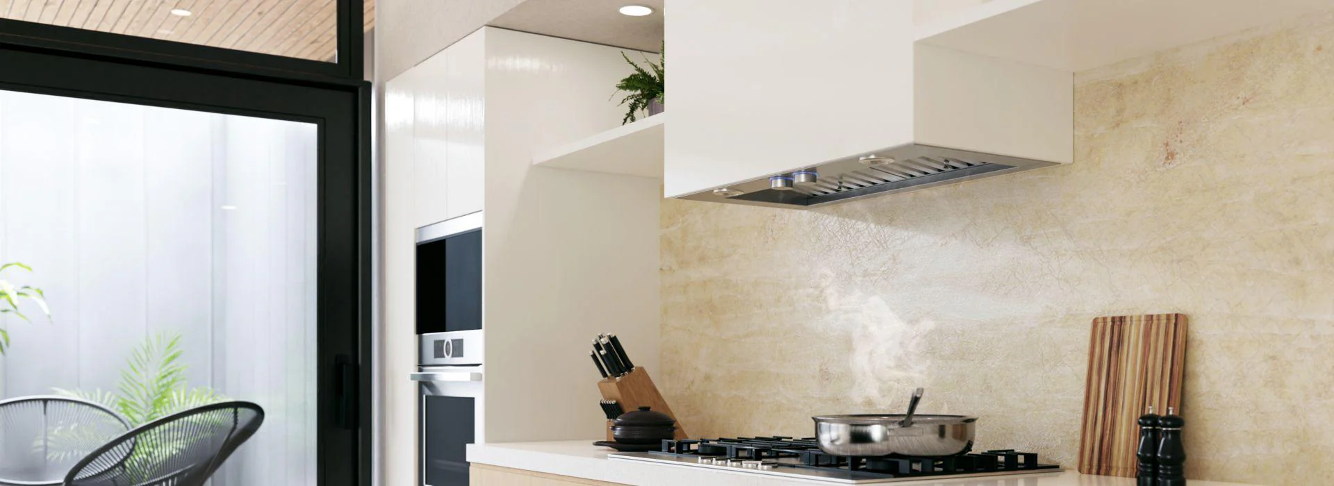 Elica ESC128SS SCANNO Insert Range Hood 28 1/2" wide - 1200CFM