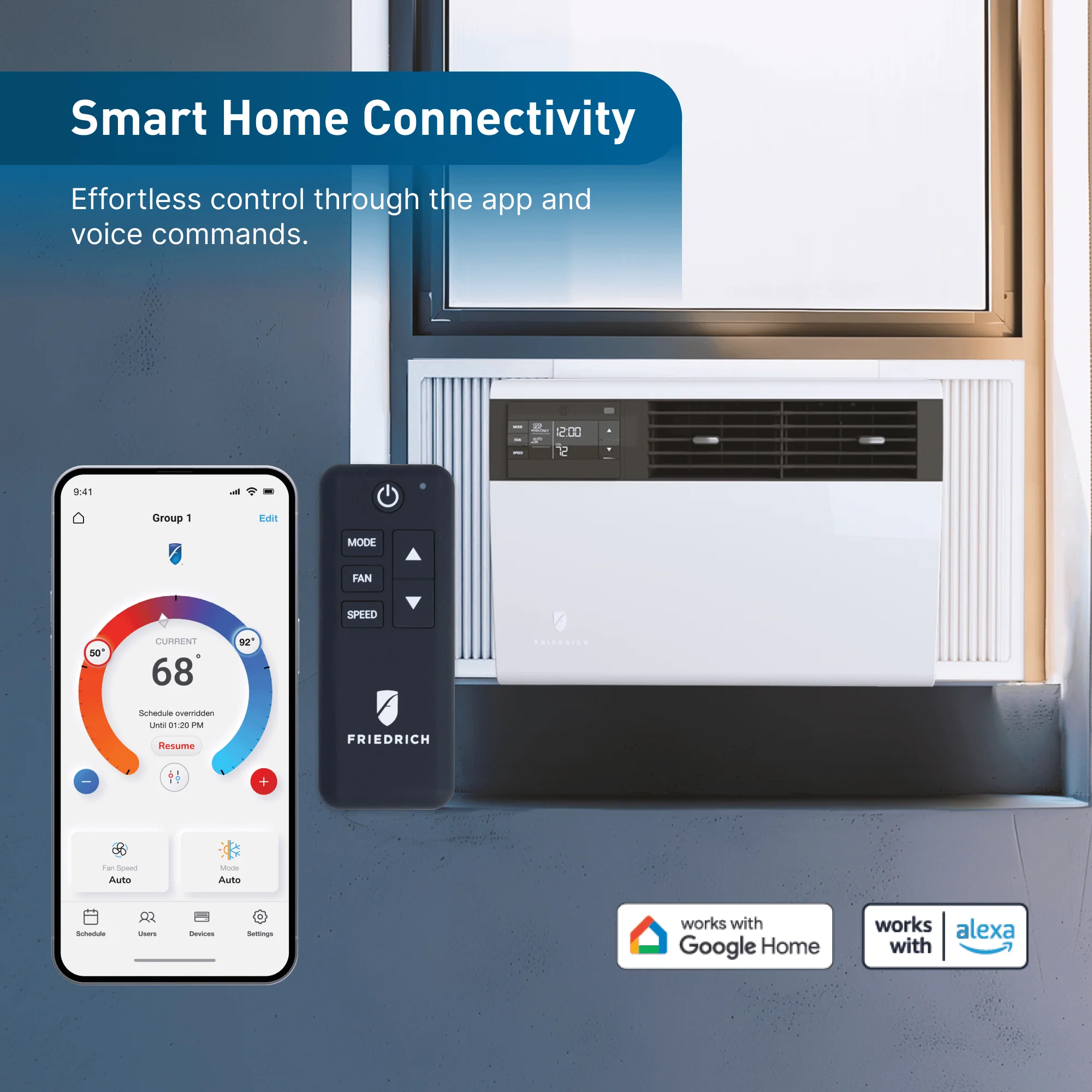 KCVL28B30A Friedrich K hl Inverter 28,000 BTU 230V Smart Window/Wall Air Conditioner - Cool only - Image 5