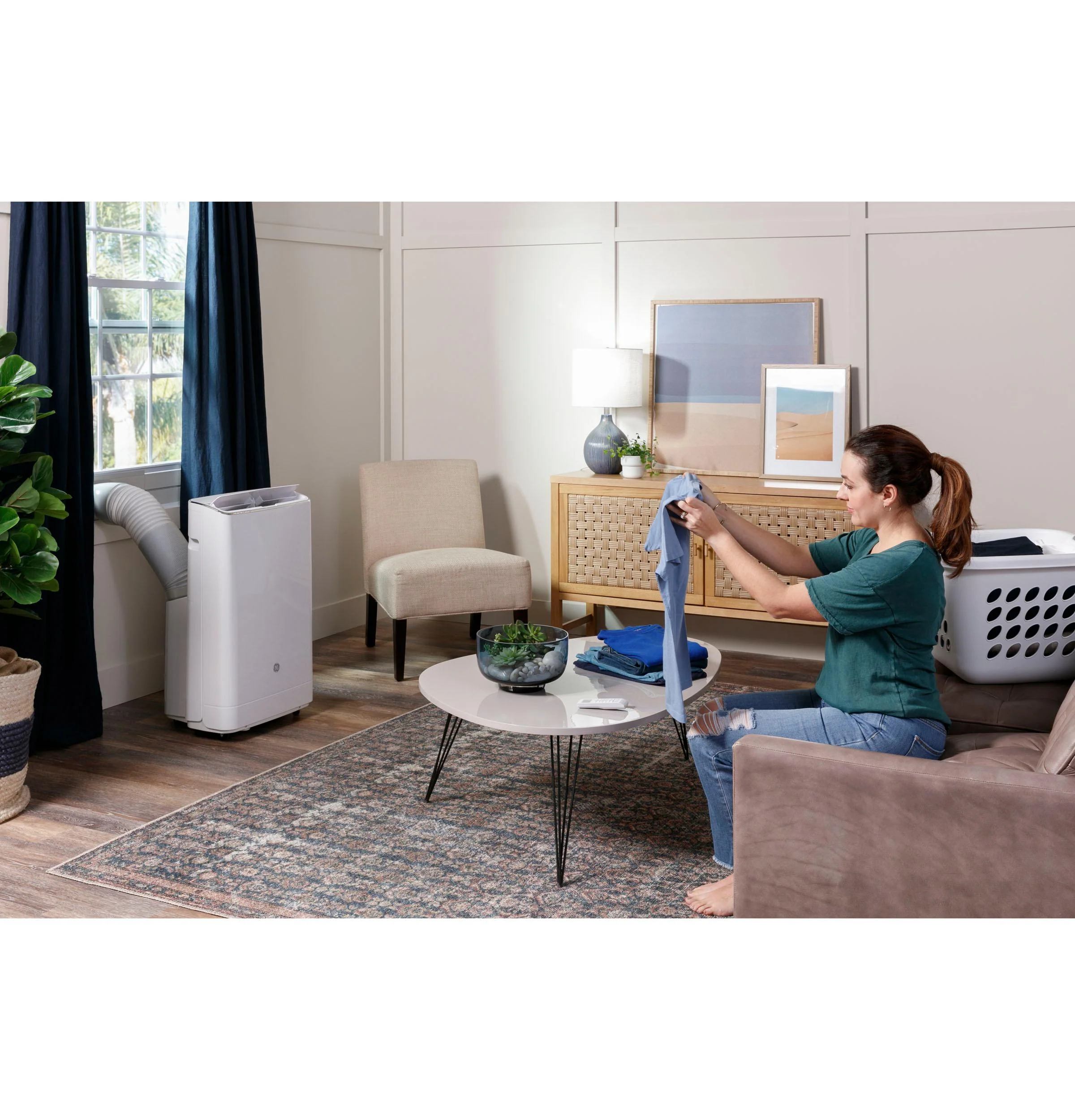 APSA13YBMW GE® 9,950 BTU SACC Portable Air Conditioner for Medium Rooms up to 350 sq ft. (14,000 BTU ASHRAE) - Image 6