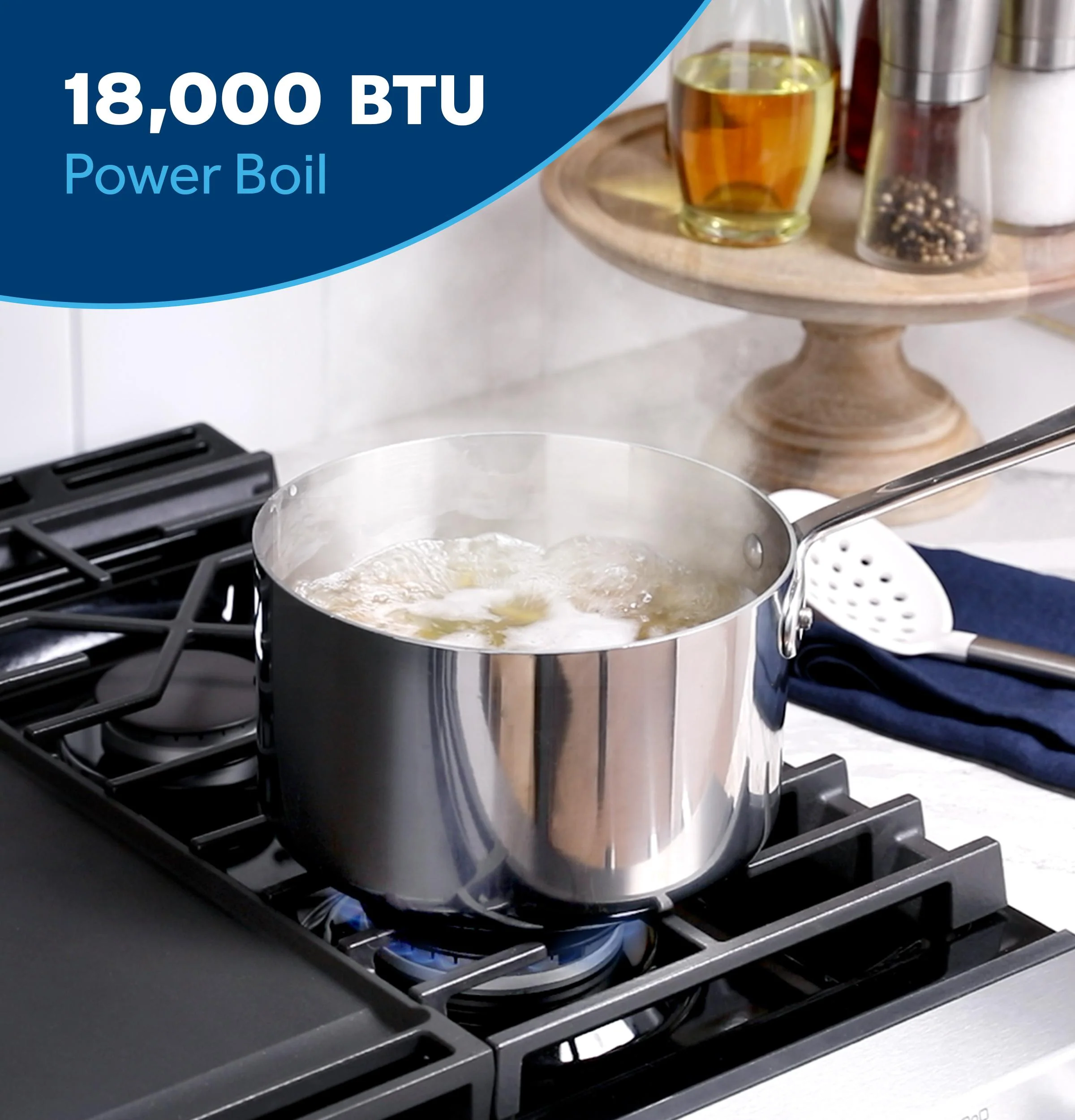 GGF600AVSS GE® 30" Free-Standing Gas Convection Range with No Preheat Air Fry and EasyWash™ Oven Tray - Image 19