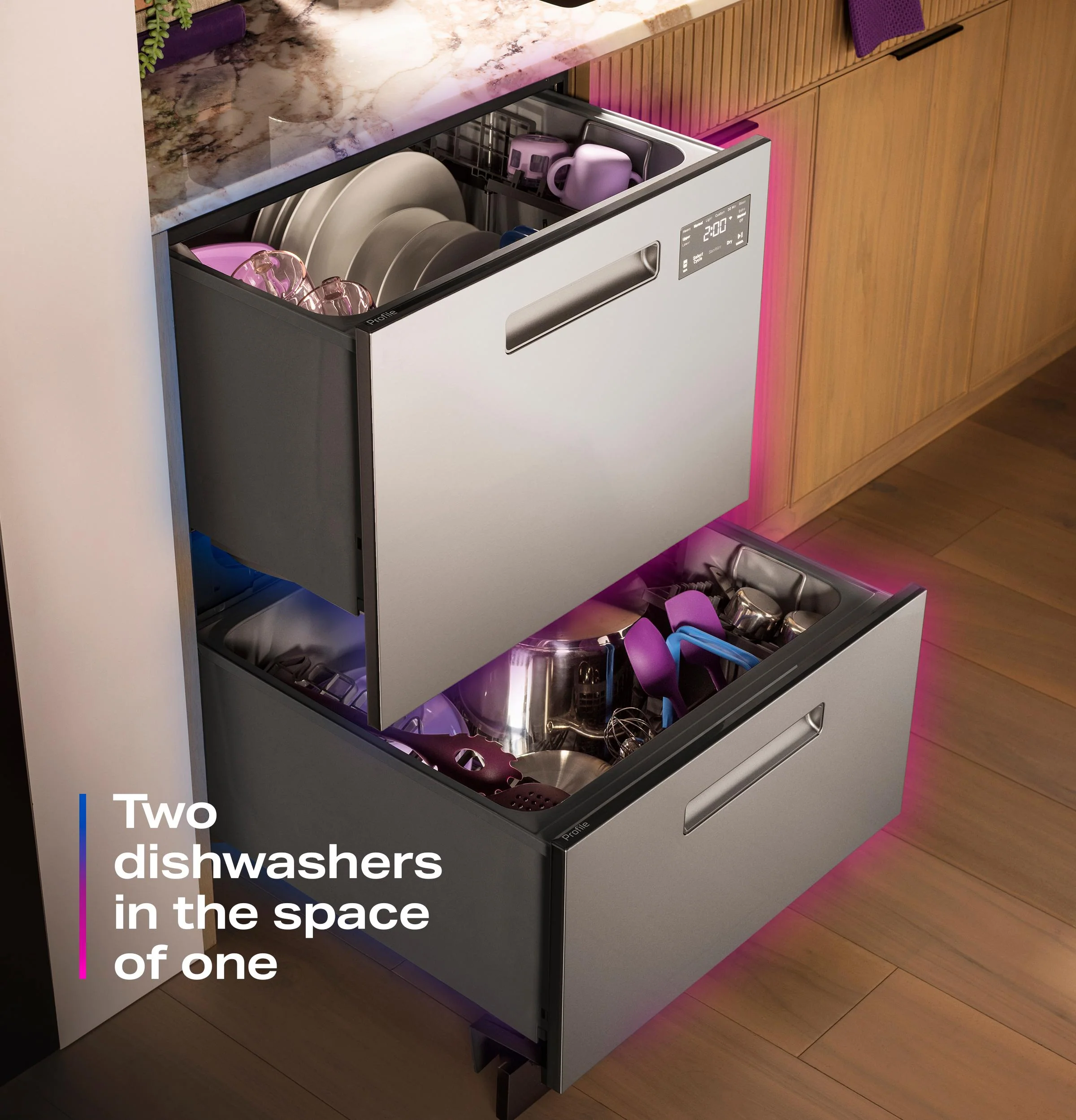 PDD415PYYFS GE Profile™ Dishwasher Double Drawer - Image 12