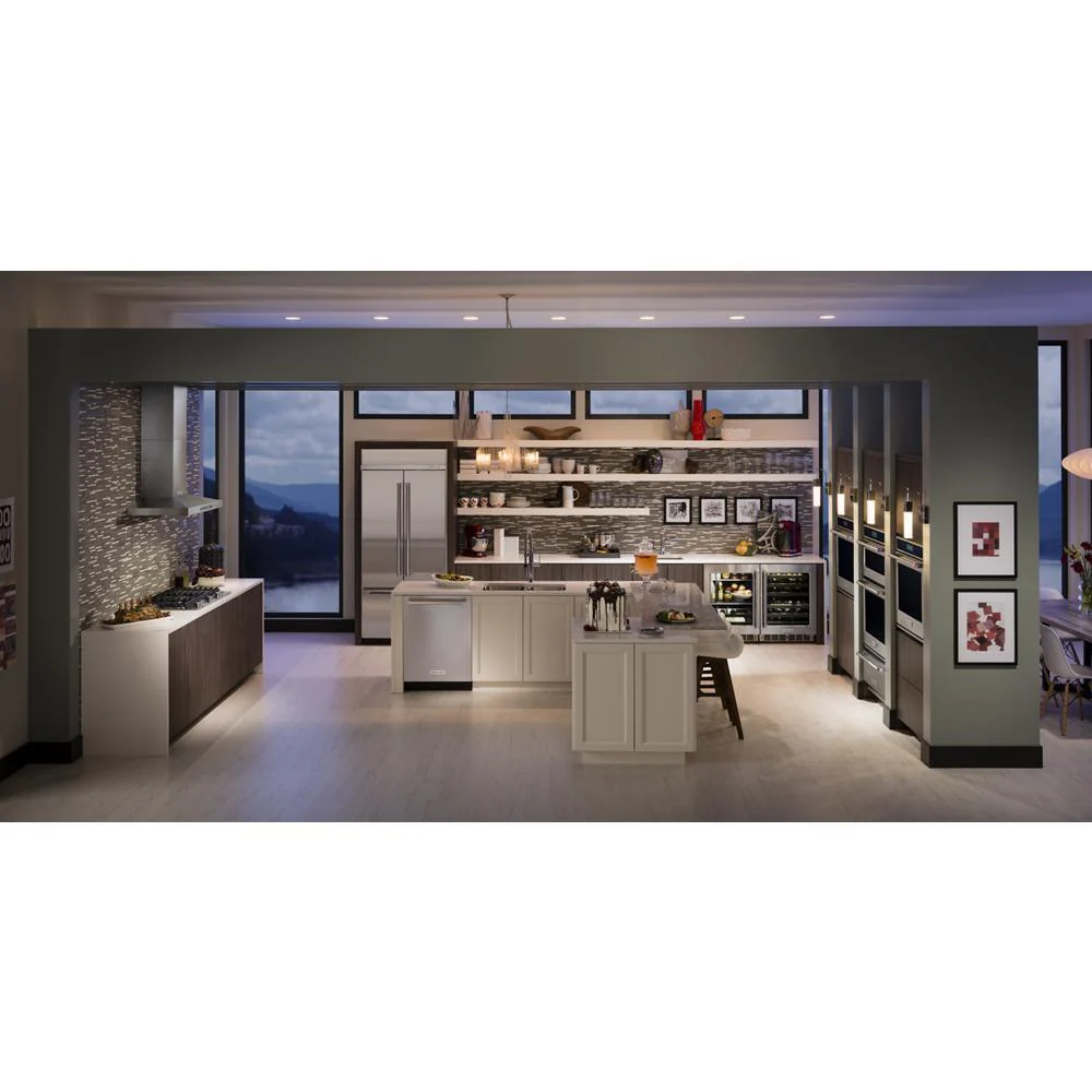 Kitchenaid KBFN506ESS 20.8 Cu. Ft. 36" Width Built In Stainless Steel French Door Refrigerator with Platinum Interior Design - Image 11