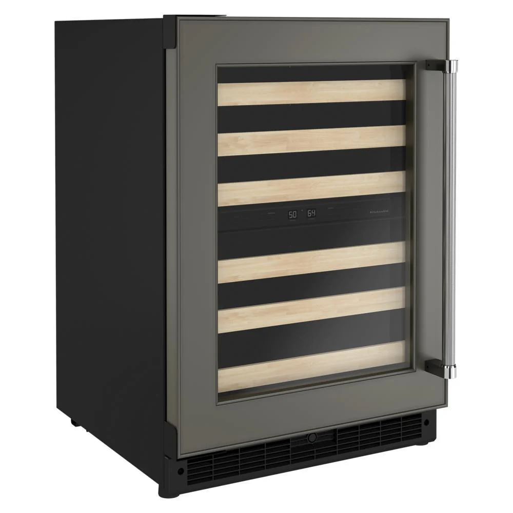 Kitchenaid KUWL214KPA 24" Panel-Ready Undercounter Wine Cellar with Wood-Front Racks - Image 2