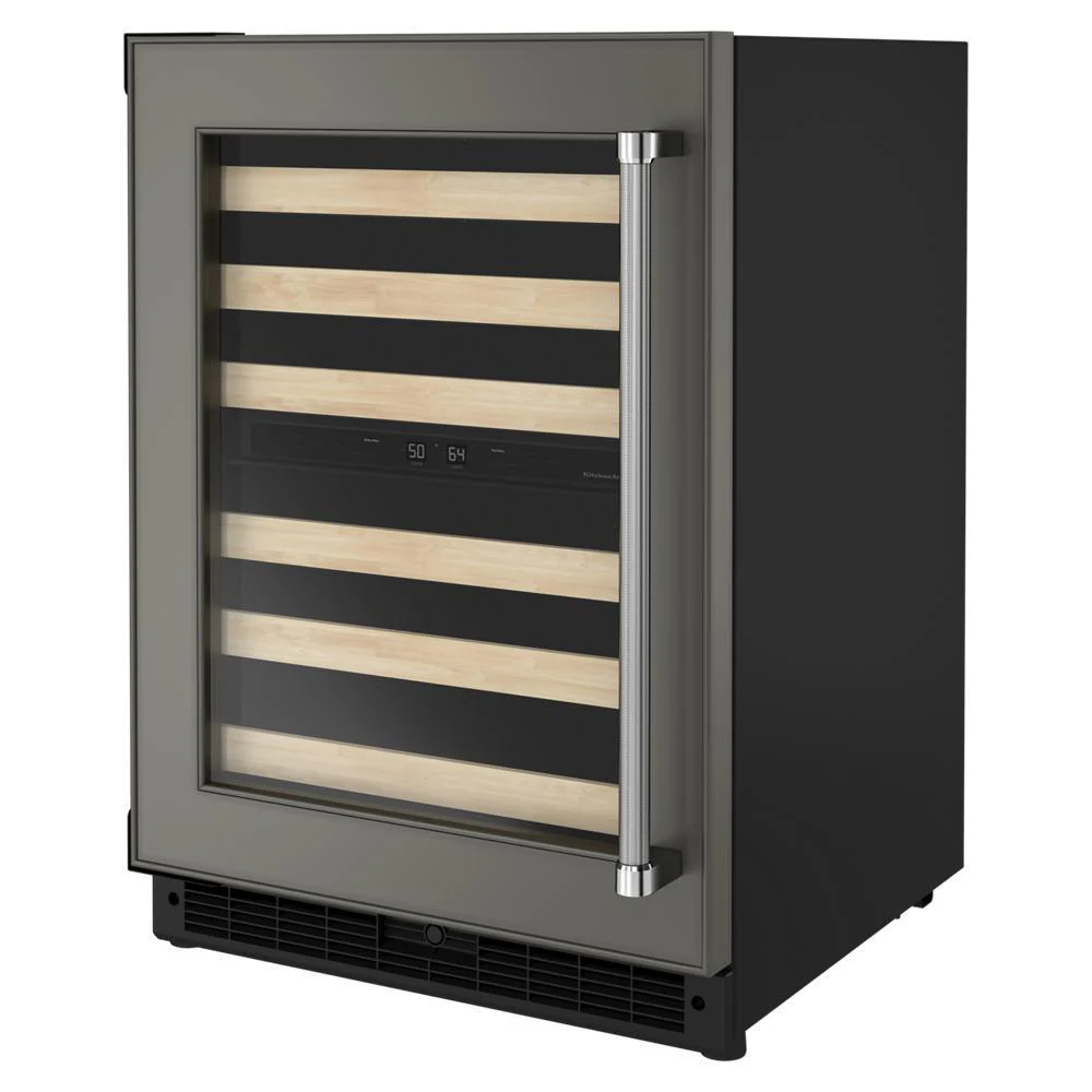 Kitchenaid KUWL214KPA 24" Panel-Ready Undercounter Wine Cellar with Wood-Front Racks - Image 3