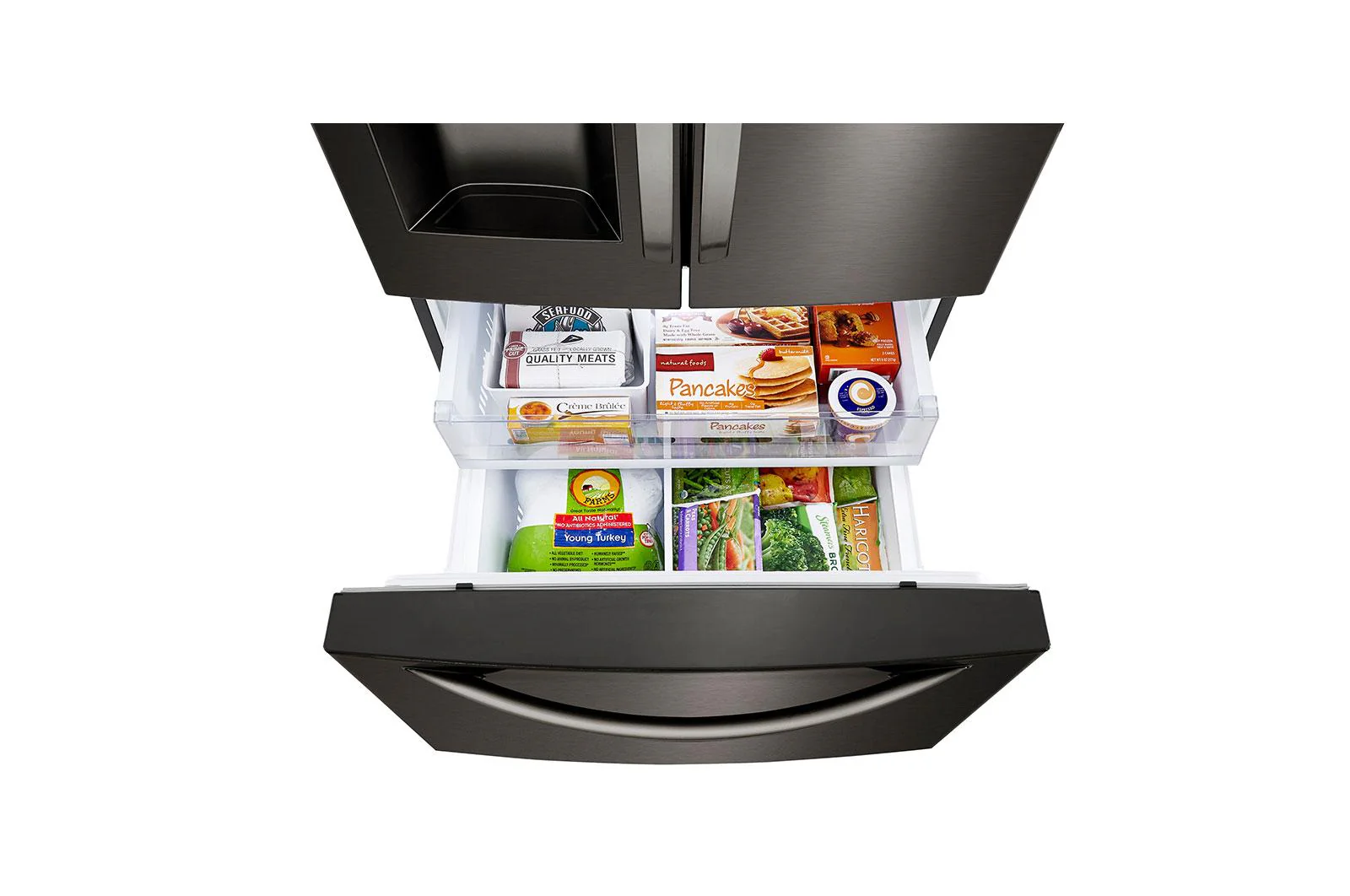 Lg 25 cu. ft. Smart Wi-Fi Enabled French Door Refrigerator - Image 10