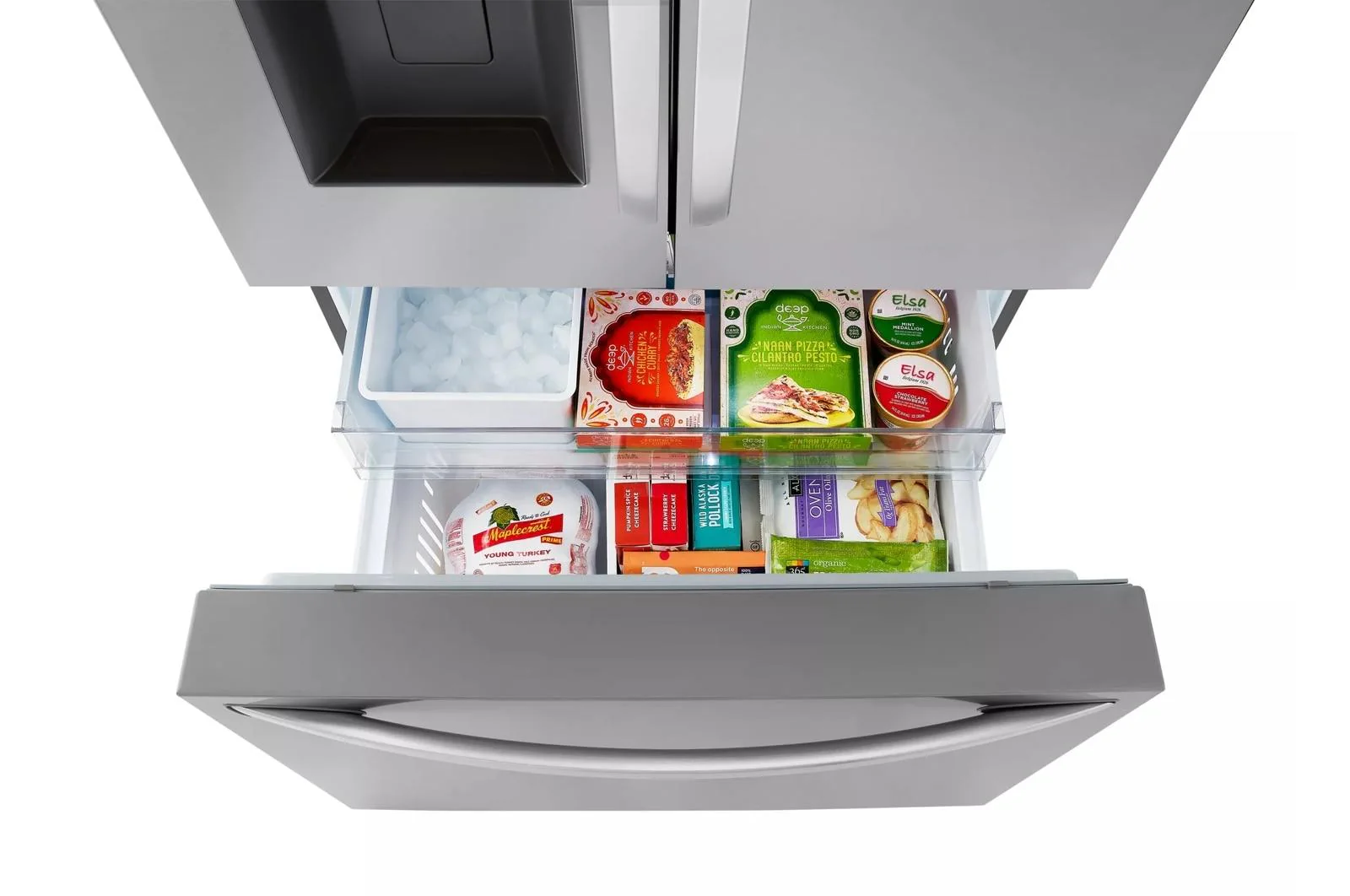 Lg LRFXS3106S 31 cu. ft. Smart Standard-Depth MAX™ French Door Refrigerator with Dual Ice - Image 5