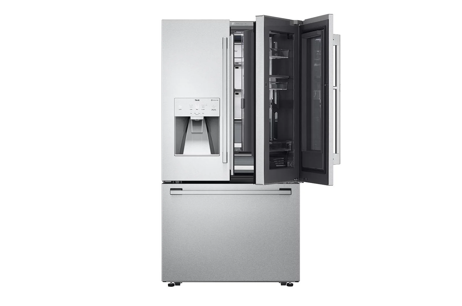 SRFVC2416S LG STUDIO 24 cu. ft. Smart InstaView® Door-in-Door® Large Capacity Counter-Depth Refrigerator with Craft Ice™ Maker - Image 3