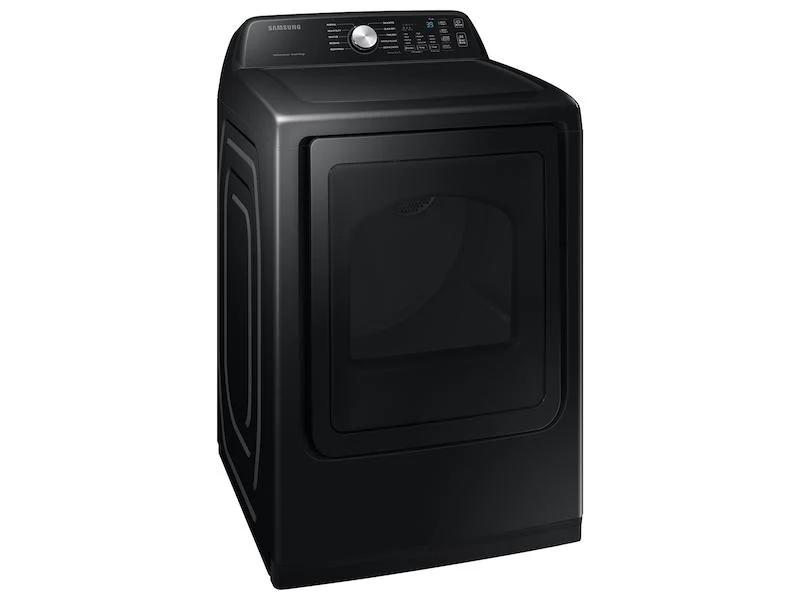 Samsung DVE47CG3500VA3 7.4 cu. ft. Smart Electric Dryer with Sensor Dry in Brushed Black - Image 4