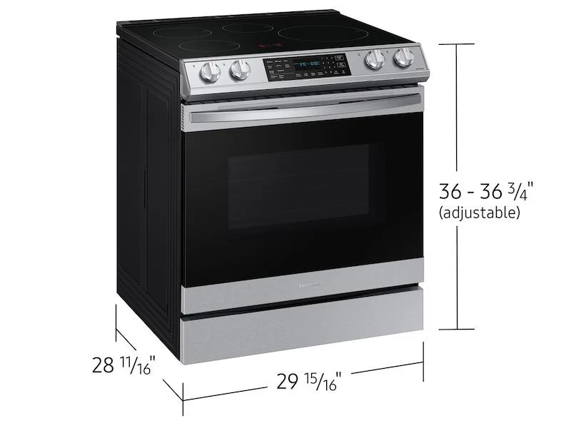 Samsung 6.3 cu. ft. Smart Rapid Heat Induction Slide-in Range with Air Fry - Image 2