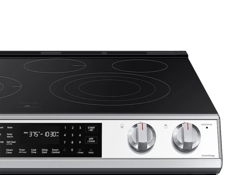 Samsung Bespoke 6.3 cu. ft. Smart Front Control Slide-In Electric Range with Air Fry - Image 7