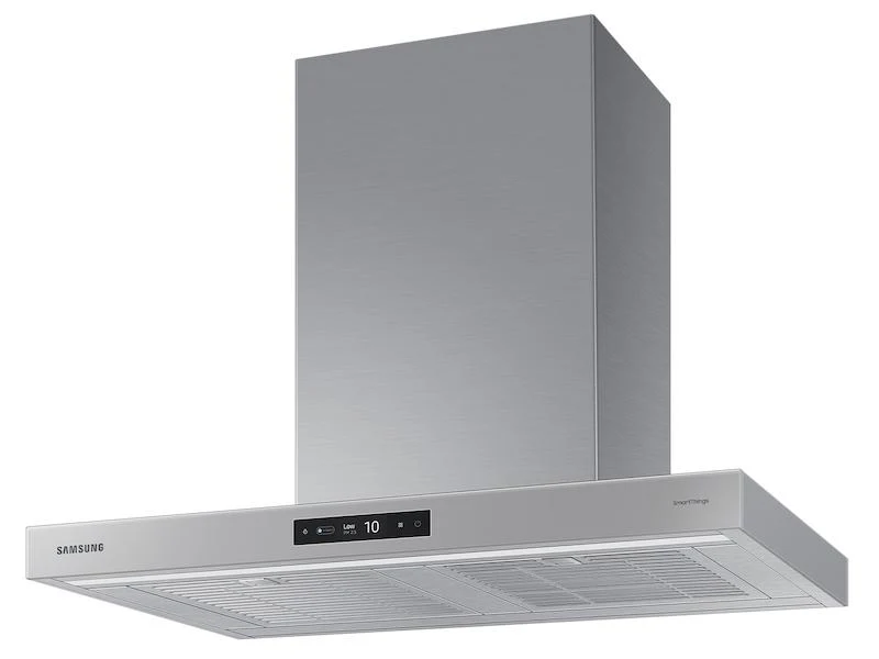 Samsung NK30CB700WCGAA 30" Bespoke Smart Wall Mount Hood with LCD Display in Clean Grey - Image 4