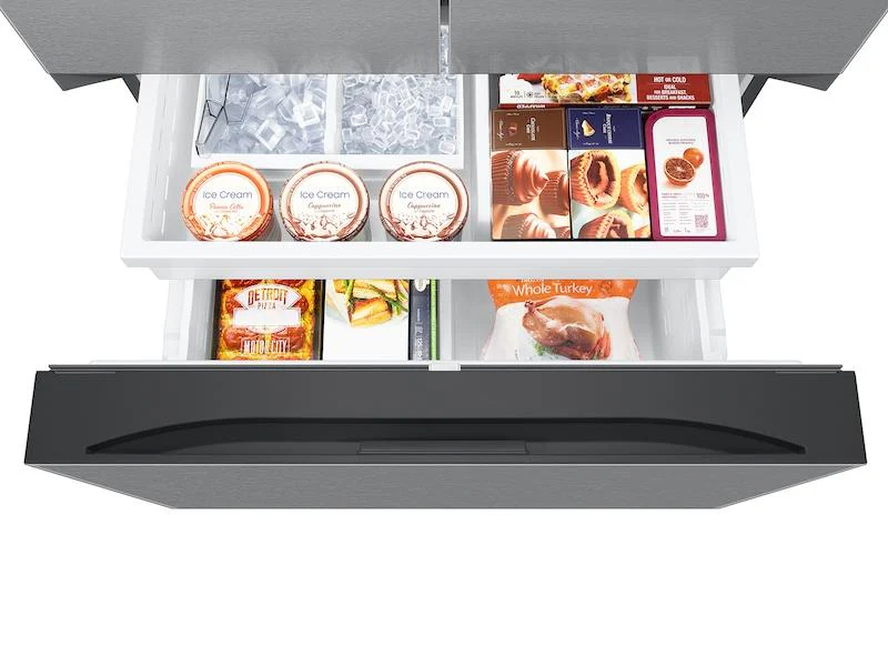 Samsung RF32CG5100SRAA 32 cu. ft. Mega Capacity 3-Door French Door Refrigerator with Dual Auto Ice Maker in Stainless Steel - Image 8
