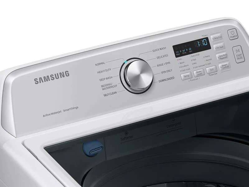 Samsung WA46CG3505AWA4 4.6 cu. ft. Large Capacity Smart Top Load Washer with ActiveWave™ Agitator and Active WaterJet in White - Image 11