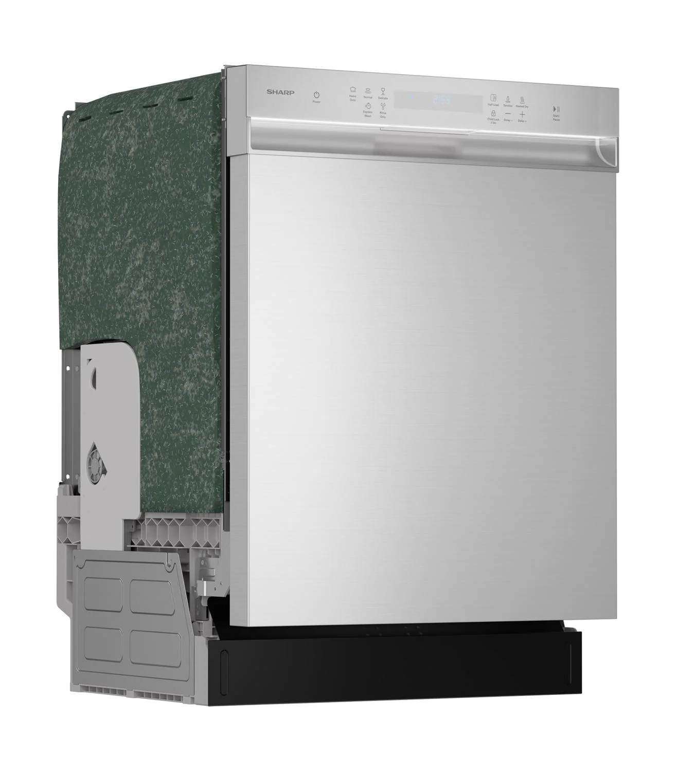 Sharp SDW6506JS 24 in. Slide-In Stainless Steel Hybrid 49 dB Dishwasher - Image 4