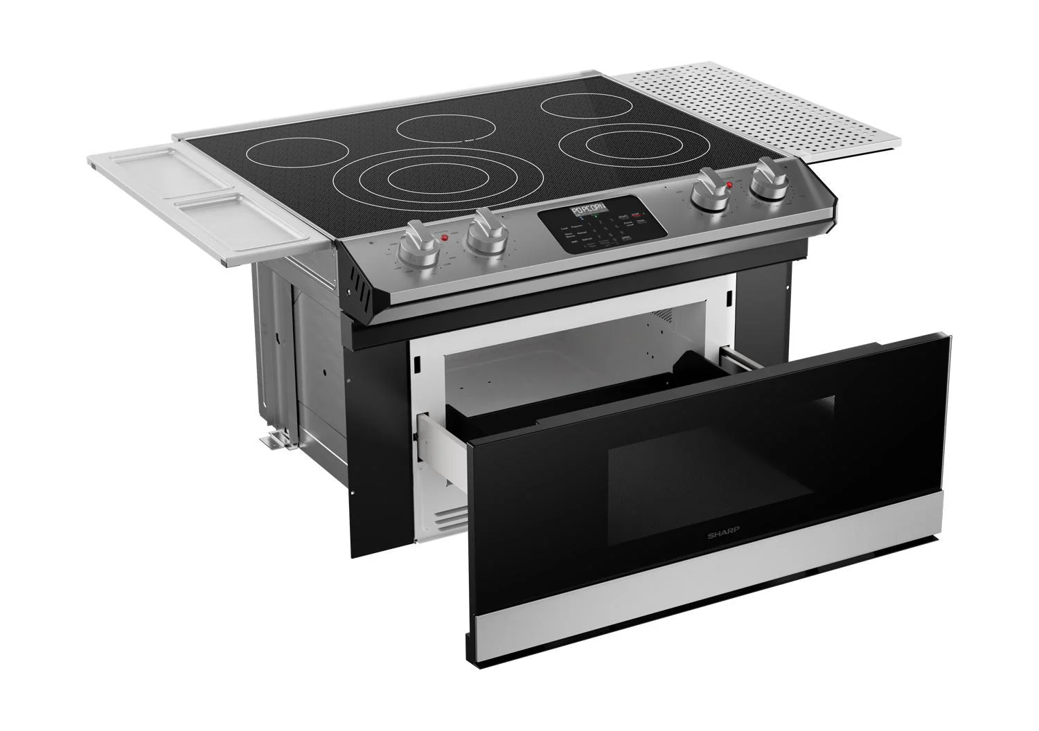 Sharp STR3065HS Smart Radiant Rangetop with Microwave Drawer Oven - Image 10