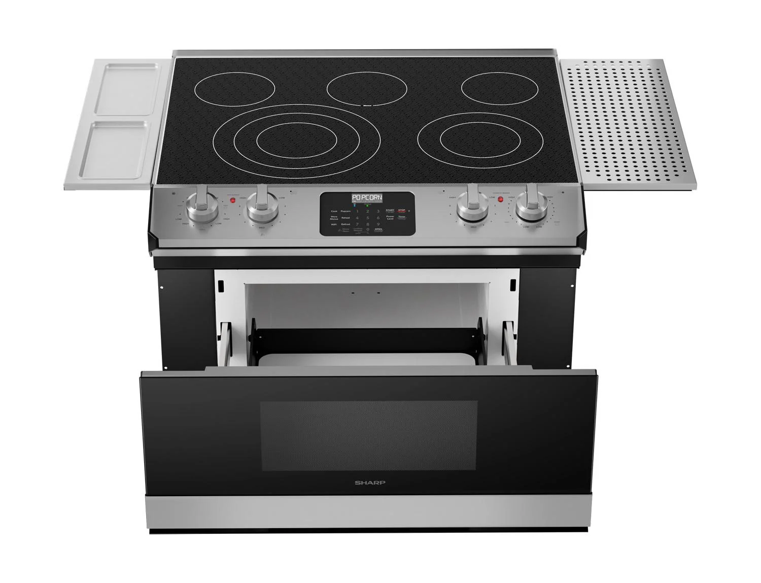 Sharp STR3065HS Smart Radiant Rangetop with Microwave Drawer Oven - Image 13