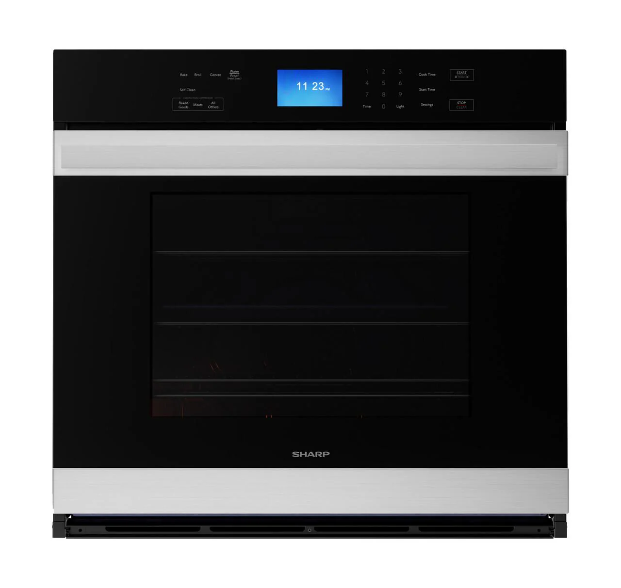 Sharp SWA3062GS Stainless Steel European Convection Built-In Single Wall Oven