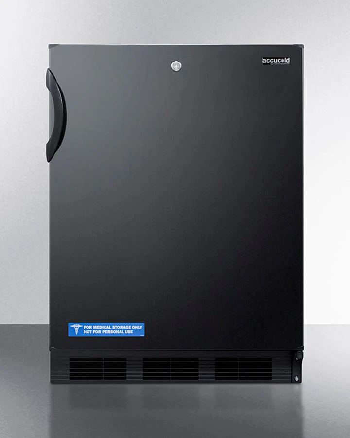 Summit FF7LBLKBIADA 24" Wide Built-in All-refrigerator, ADA Compliant
