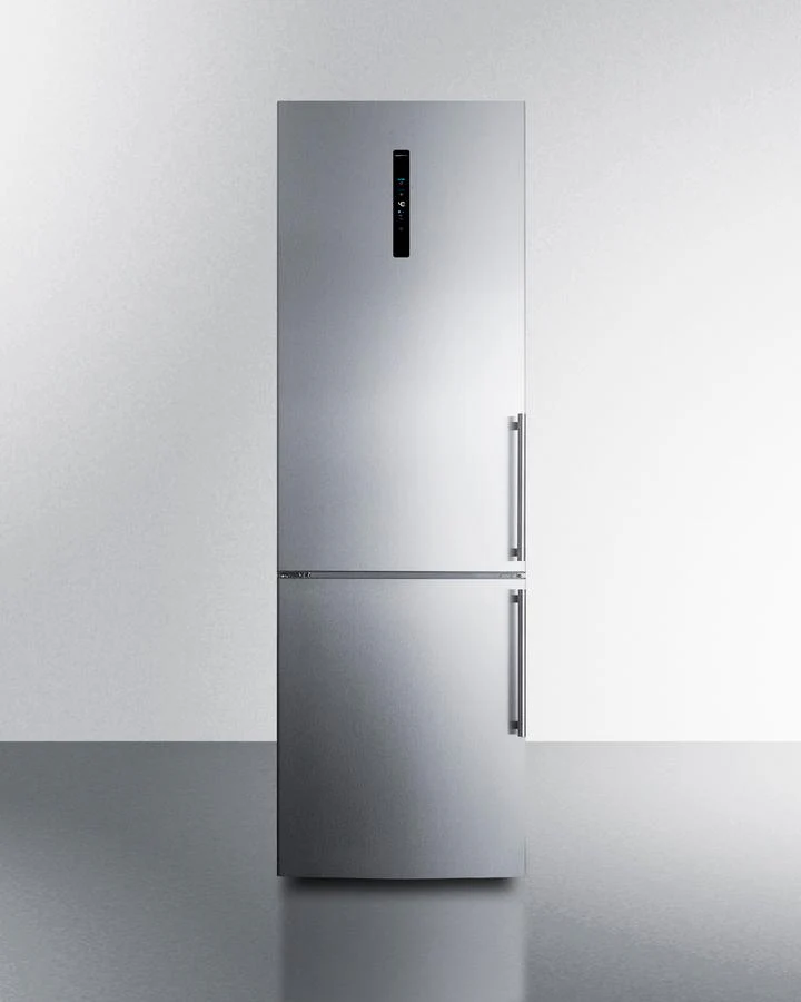 Summit FFBF249SS2LHD 24" Wide Bottom Freezer Refrigerator