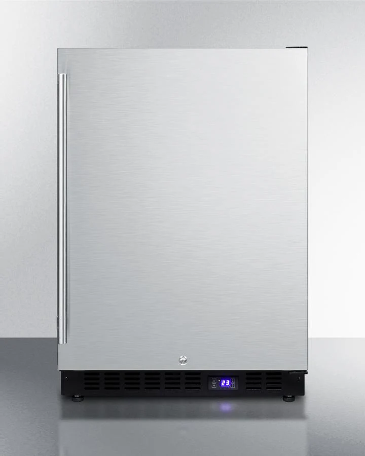 Summit SCFF53BSSIM 24" Wide Built-in All-freezer With Icemaker