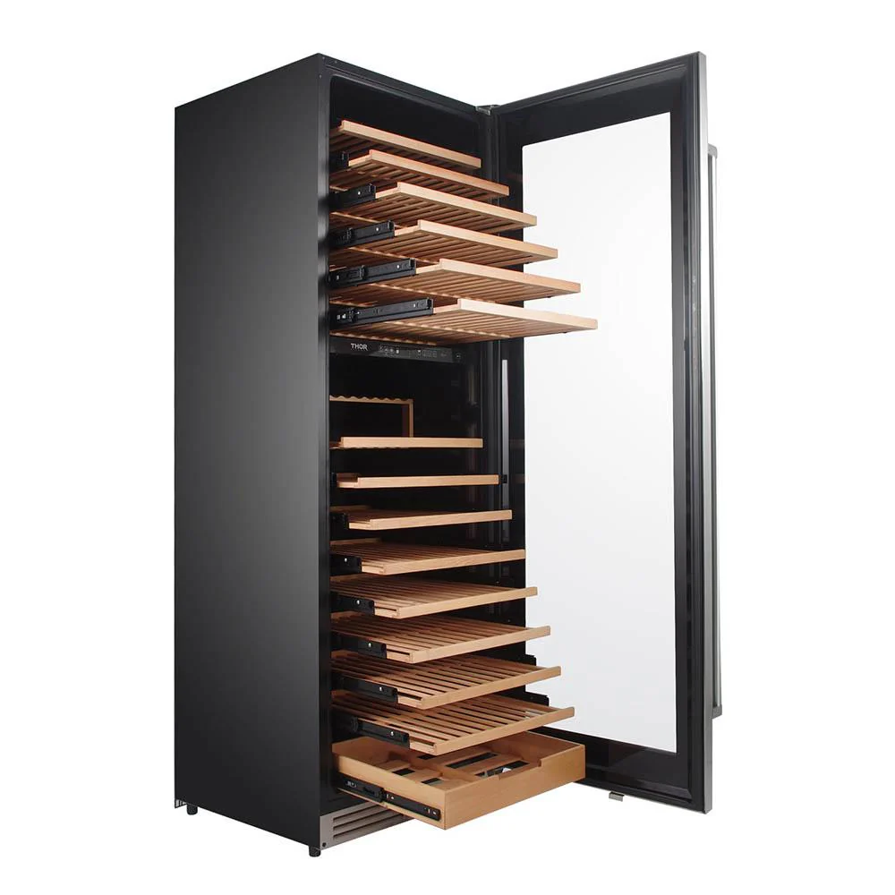 Thor Kitchen TWC2403DI 24 Inch Dual Zone Wine Cooler, 162 Wine Bottle Capacity - Image 3