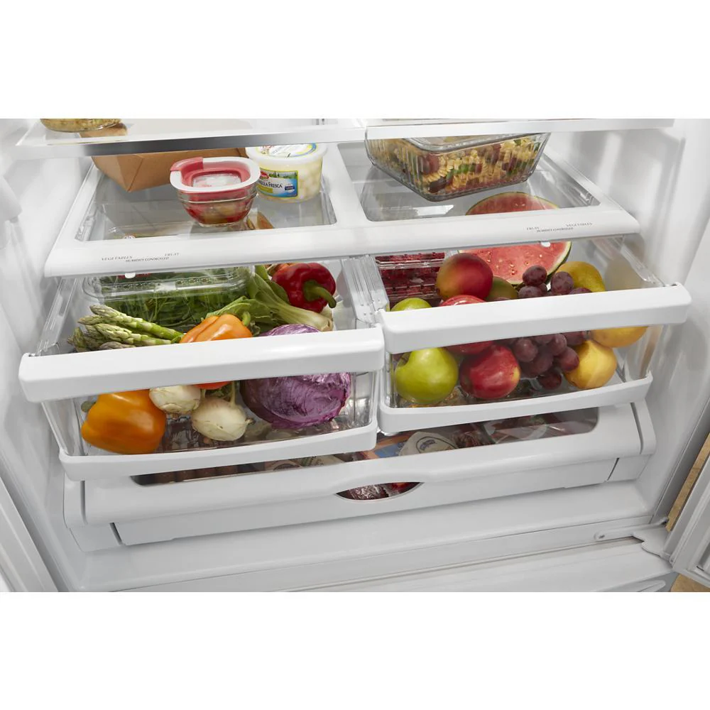Whirlpool 36-inch Wide Counter Depth French Door Refrigerator - 20 cu. ft. - Image 3
